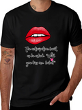 Flirty Lips T-Shirt - Will You Kiss Me Babe? product image 1