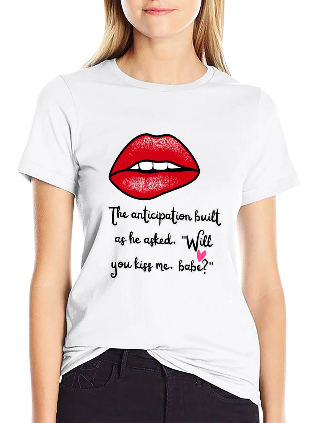 Flirty Lips T-Shirt - Will You Kiss Me Babe? product image 11