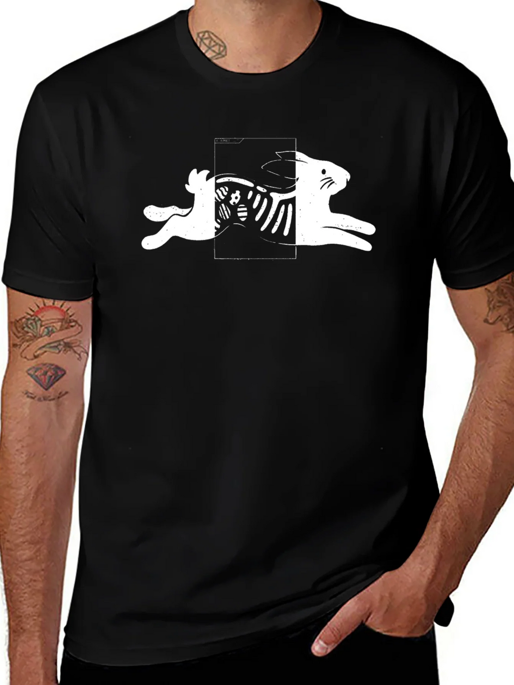 Rabbit X-Ray Graphic Tee product image 1