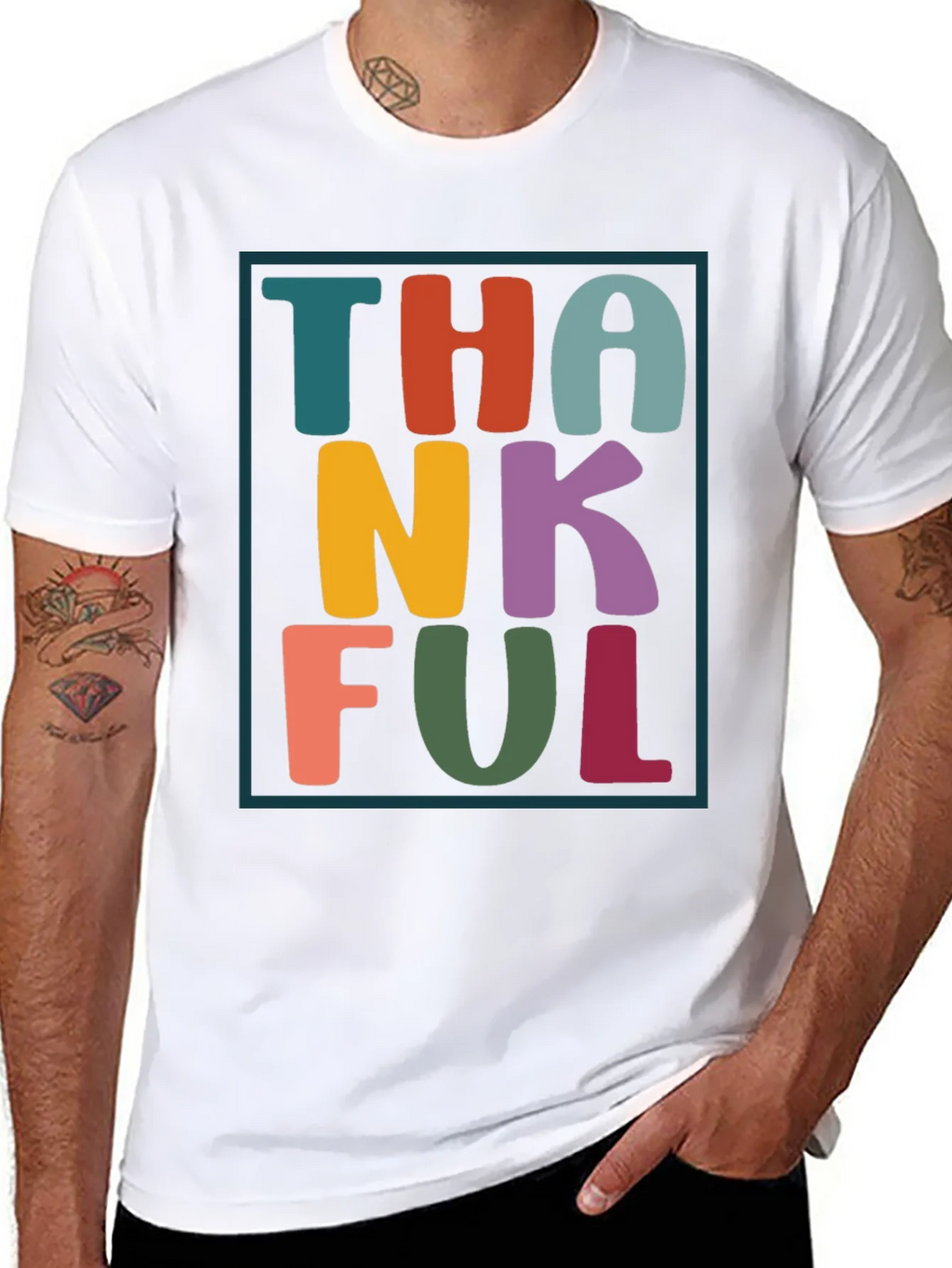 Thankful Graphic Tee - Festive Fall Apparel product image 10