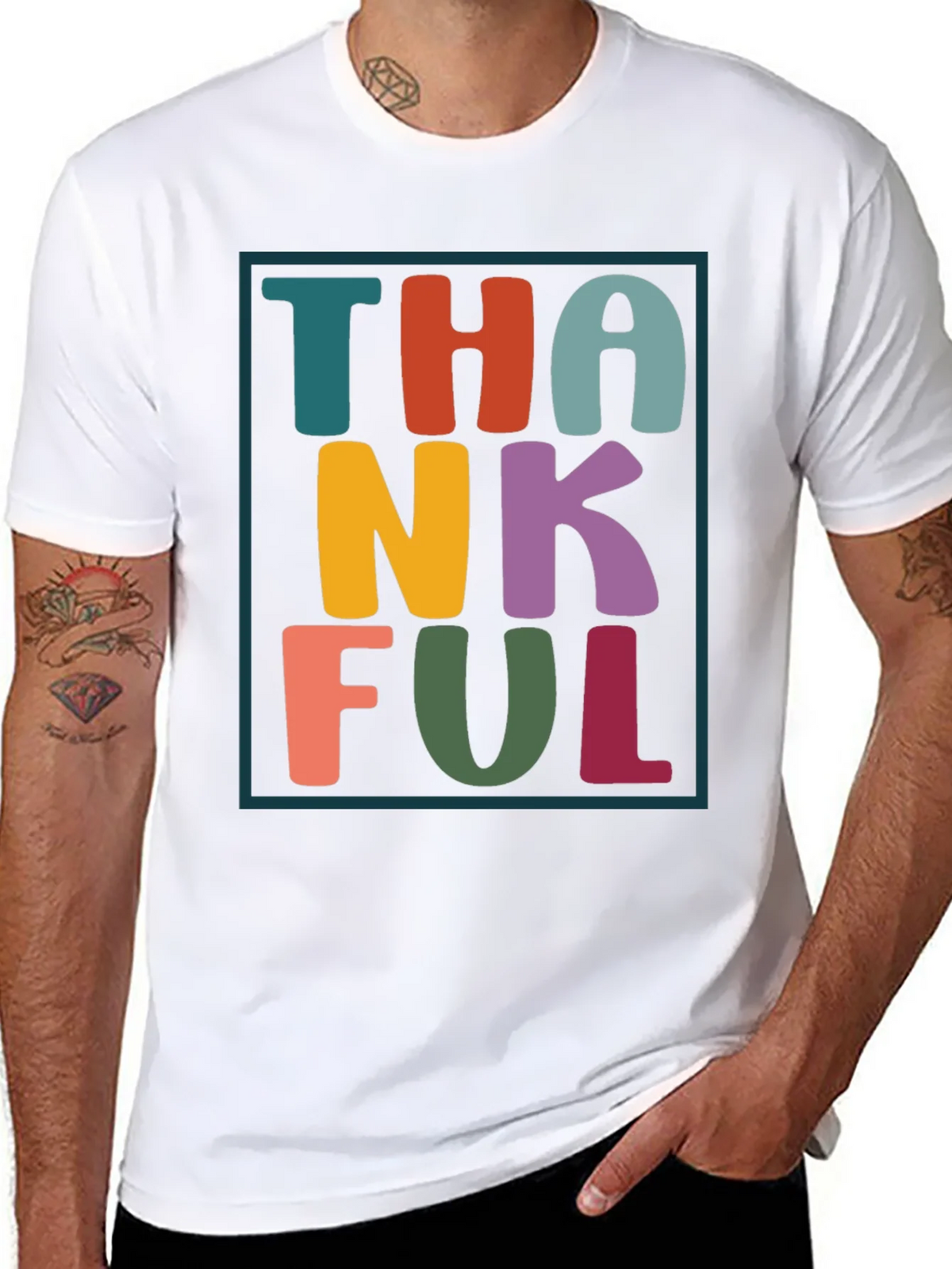 Thankful Graphic Tee - Festive Fall Apparel product image 10