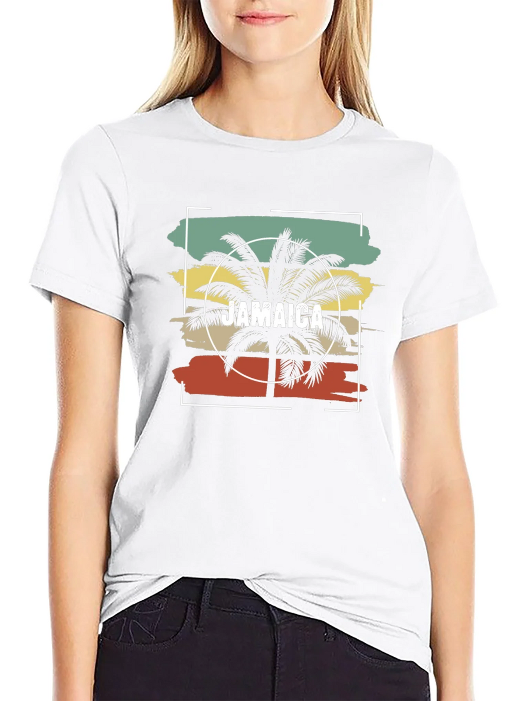 Jamaica Palm Tree T-Shirt - Retro Island Style product image 11