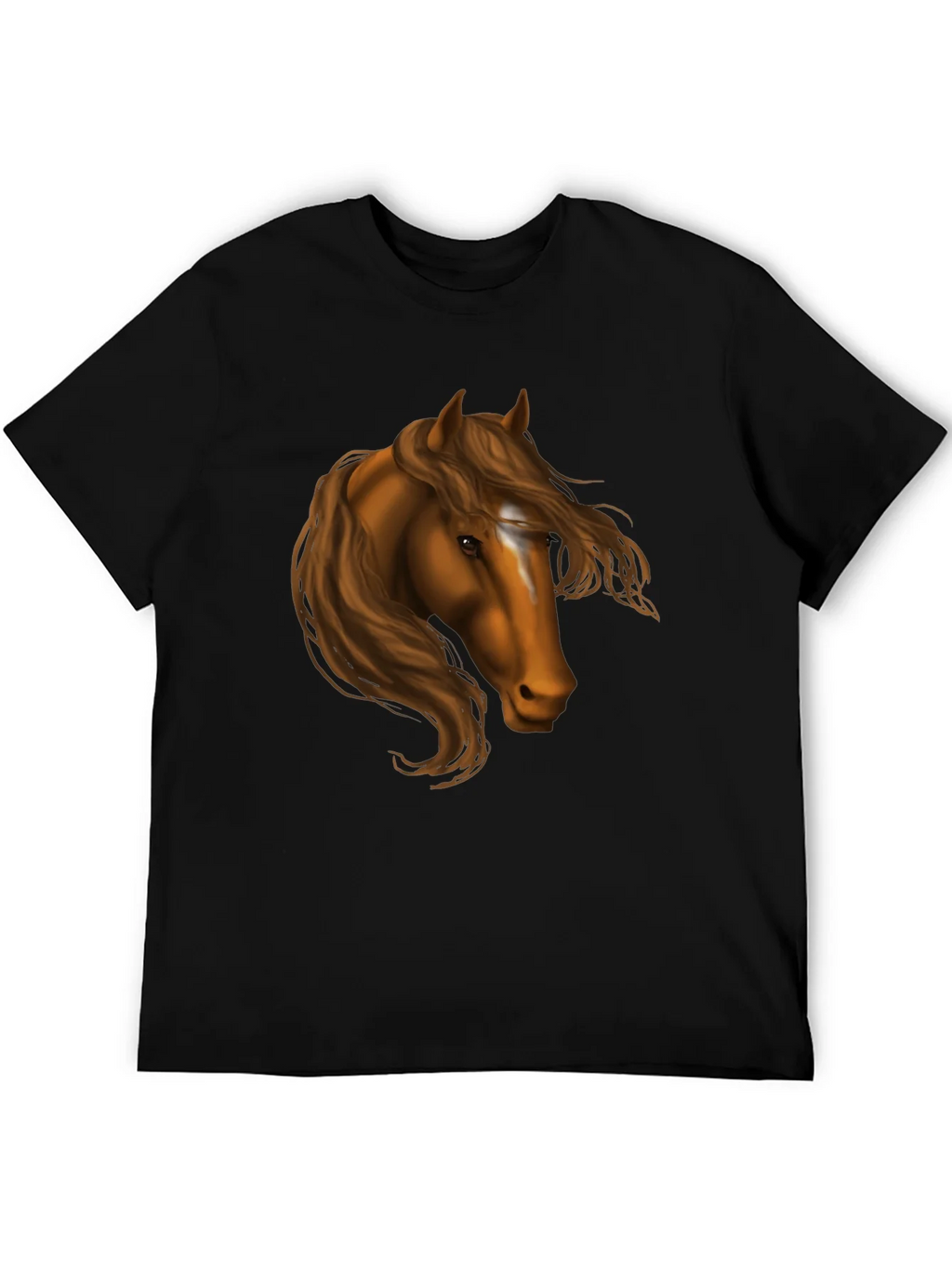 Horse Head Graphic Tee - Black T-Shirt product image 8