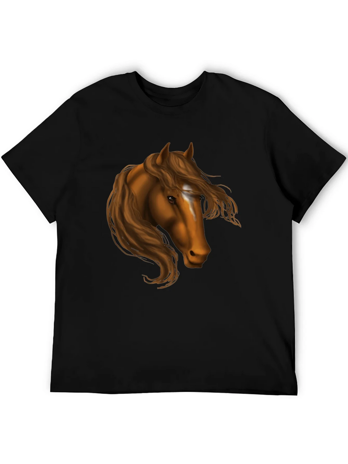 Horse Head Graphic Tee - Black T-Shirt product image 8
