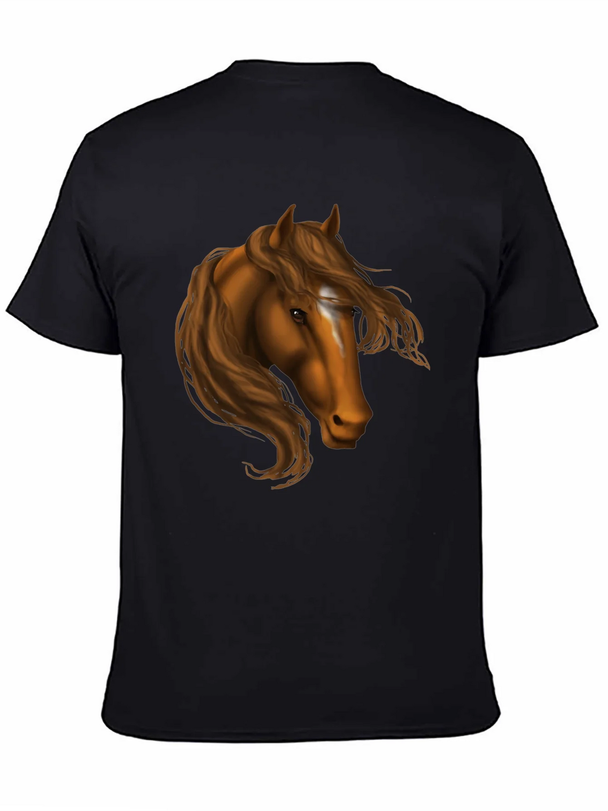 Horse Head Graphic Tee - Black T-Shirt product image 7