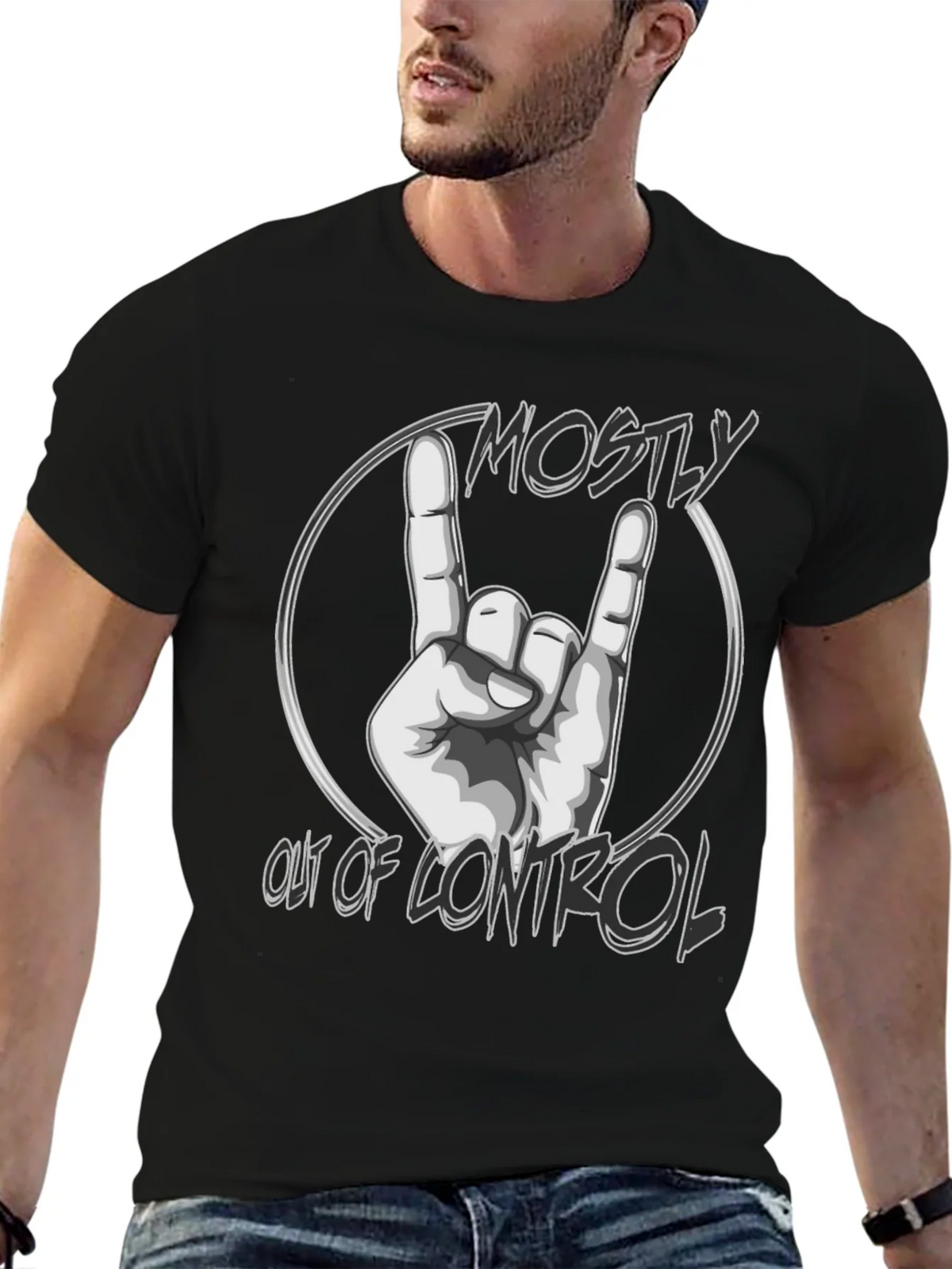 Mostly Out Of Control Graphic T-Shirt product image 9