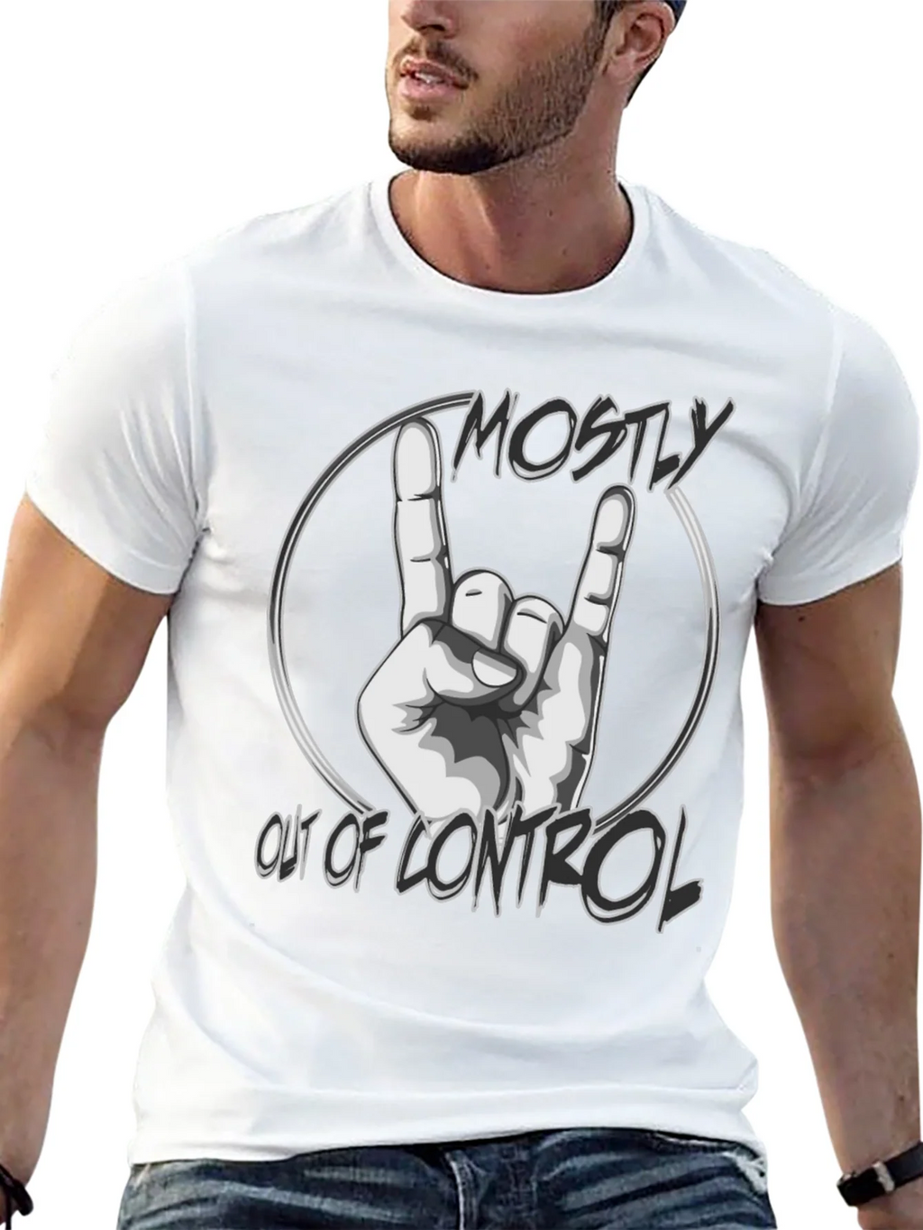 Mostly Out Of Control Graphic T-Shirt product image 4