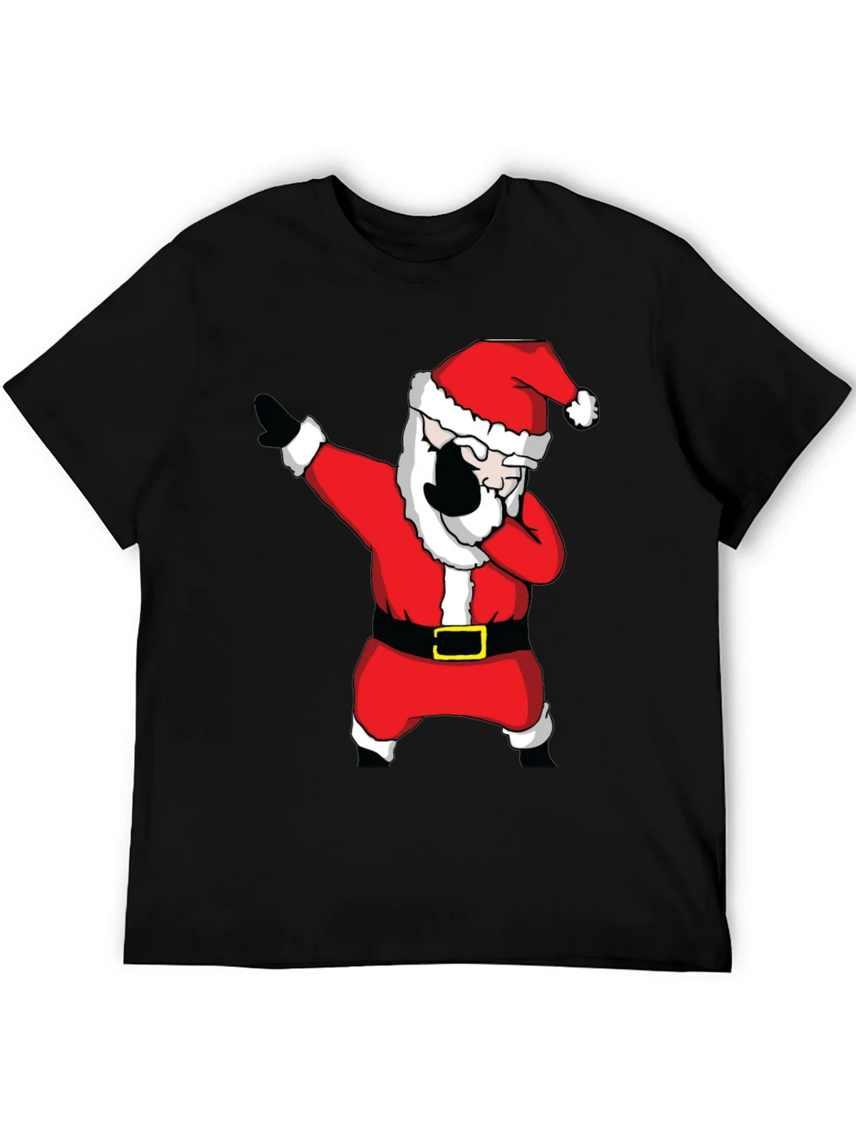 Dabbing Santa Claus Black T-Shirt product image 8