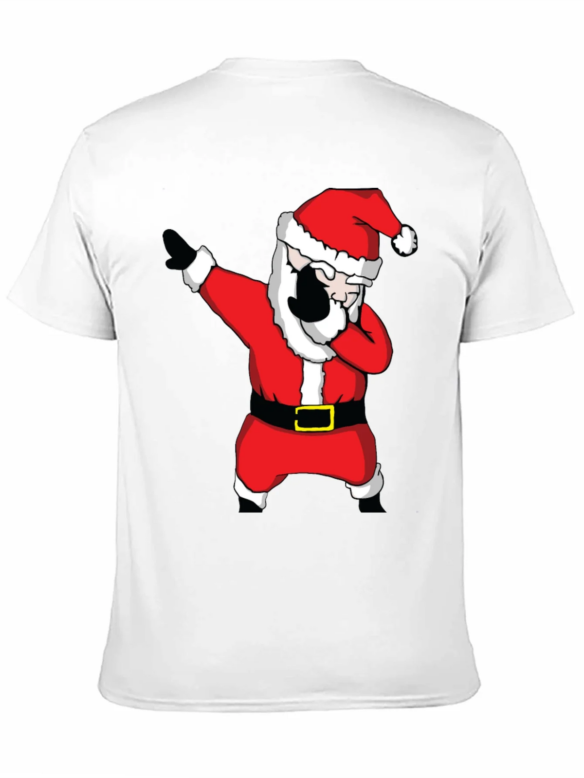 Dabbing Santa Claus Black T-Shirt product image 2