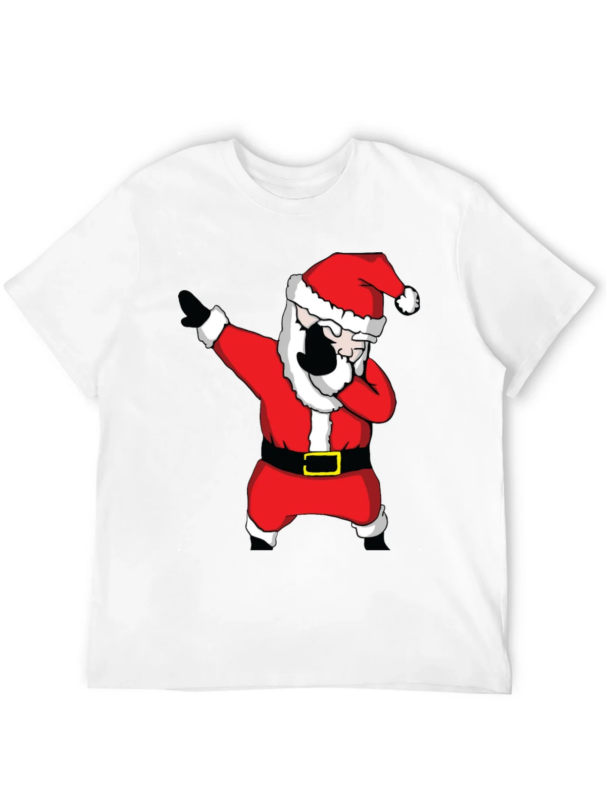 Dabbing Santa Claus Black T-Shirt product image 3