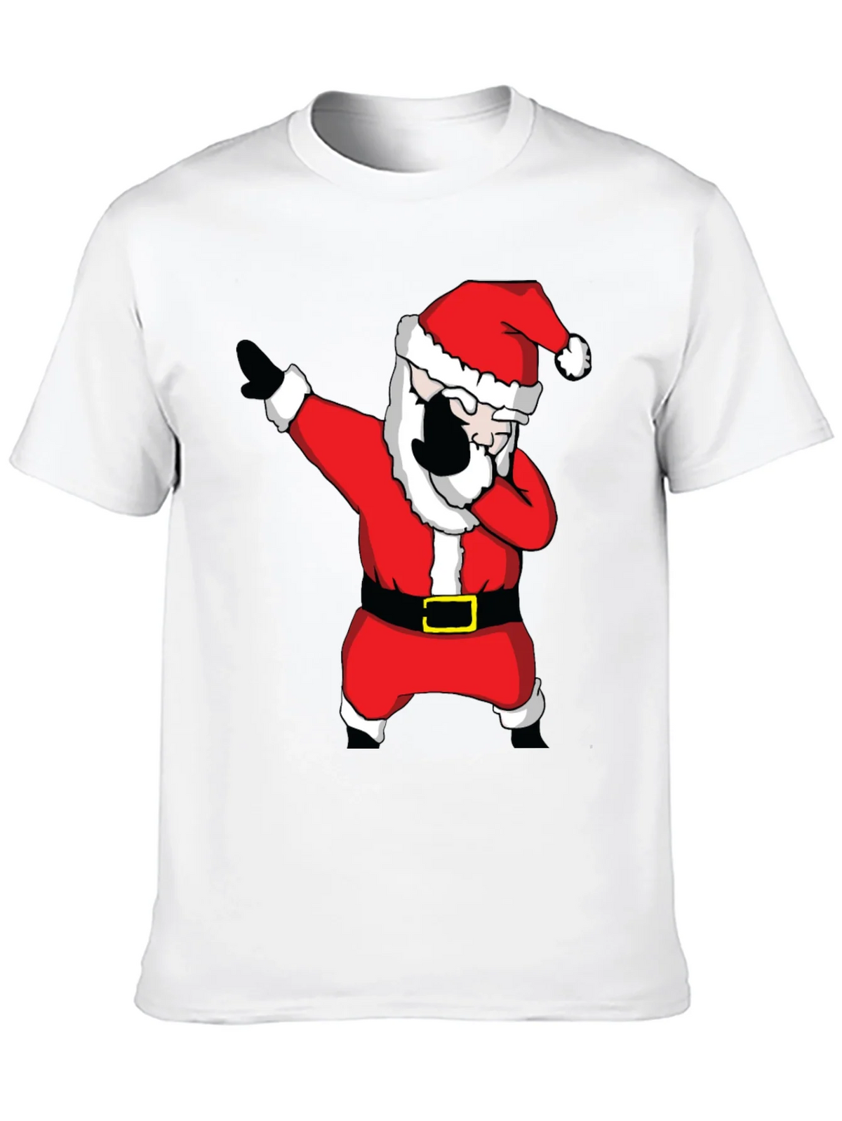 Dabbing Santa Claus Black T-Shirt product image 12