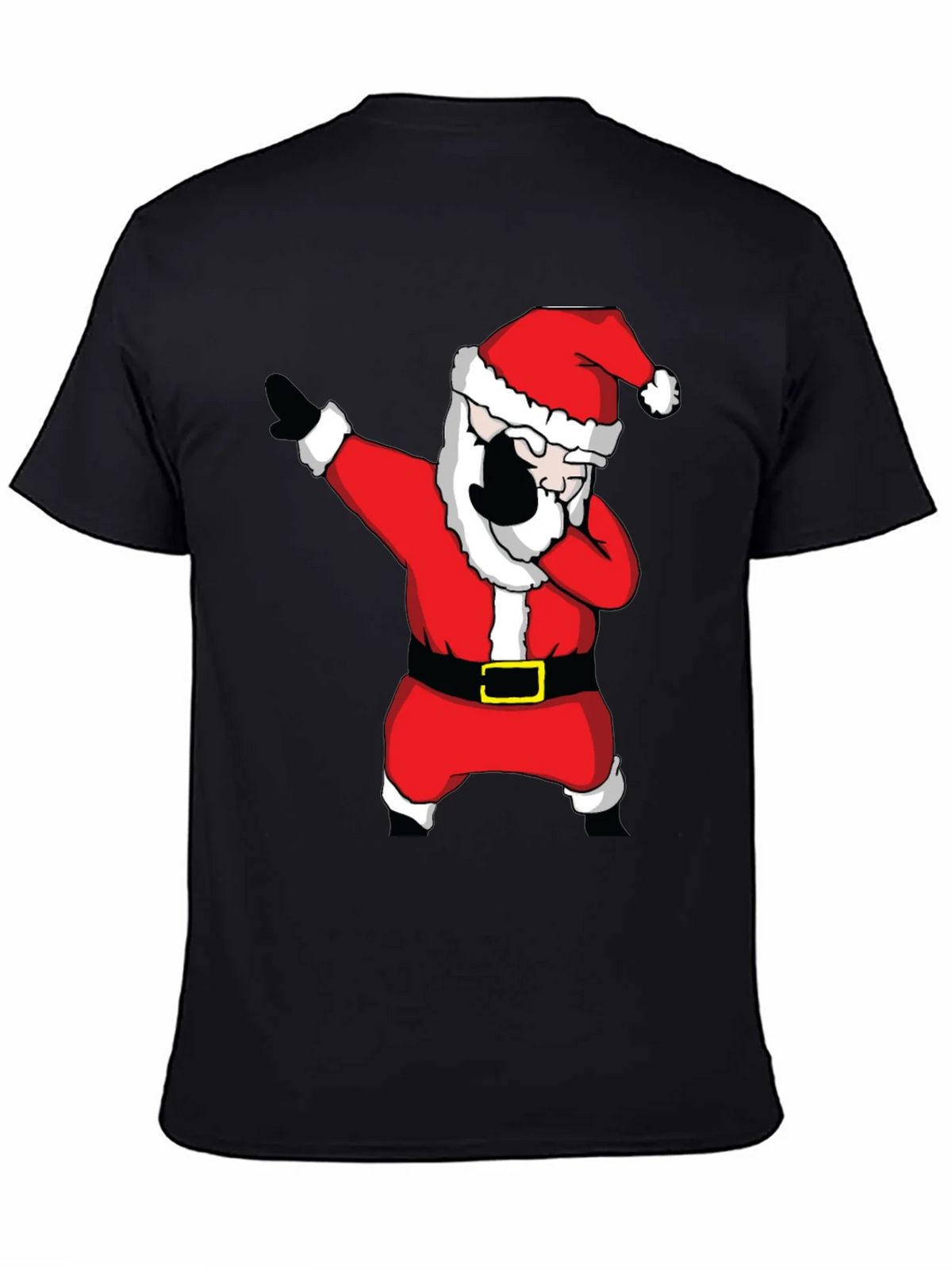 Dabbing Santa Claus Black T-Shirt product image 7