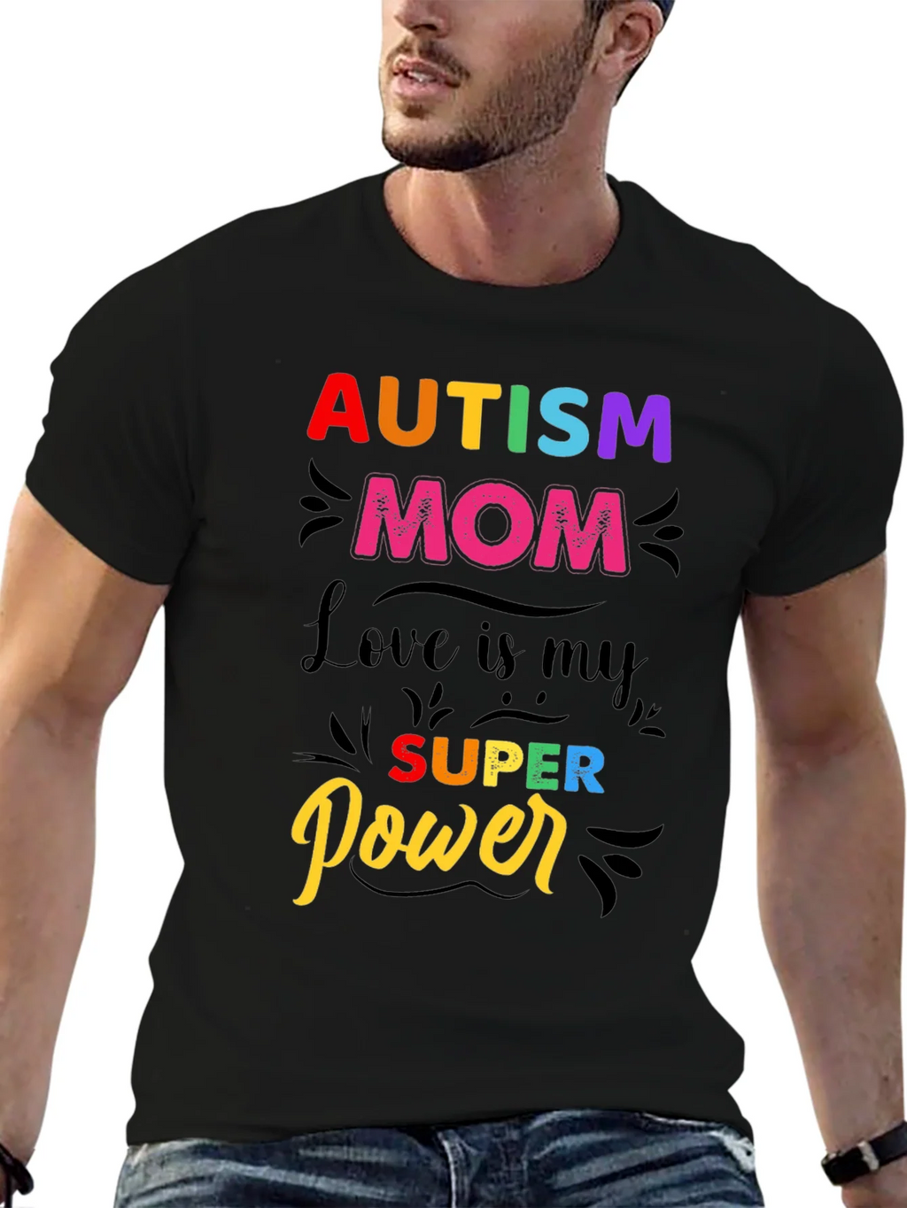 Autism Mom T-Shirt - Love is My Super Power! product image 9