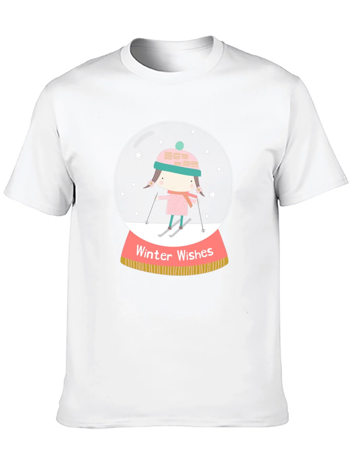 Winter Wishes Graphic Tee - Holiday Snow Globe Shirt product image 12