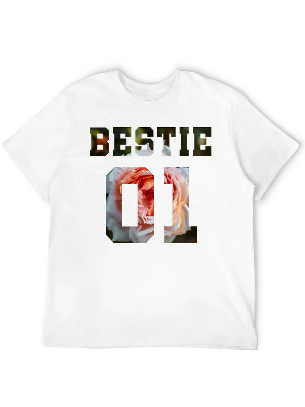 Bestie 01 Floral Graphic T-Shirt product image 3