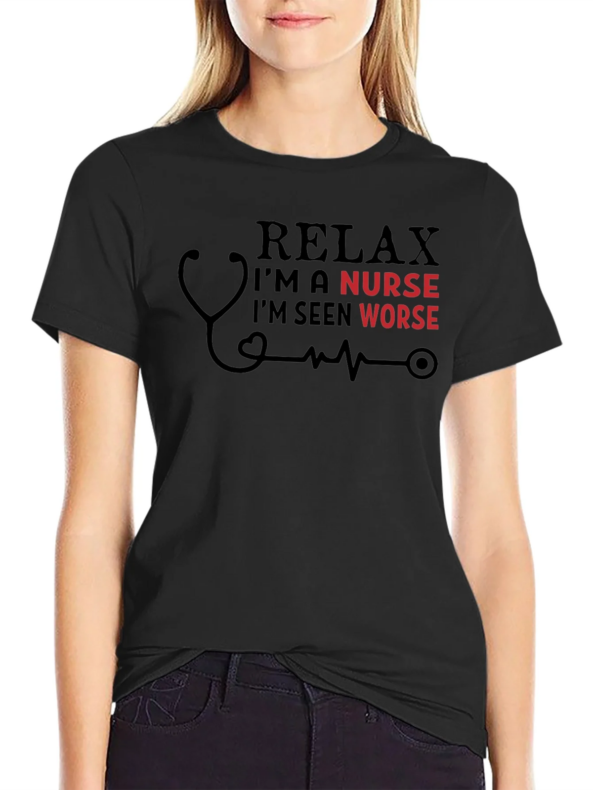 Relax Im A Nurse T-Shirt product image 5