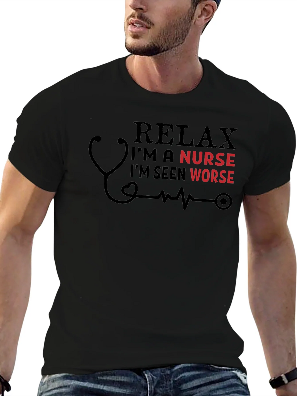 Relax Im A Nurse T-Shirt product image 9