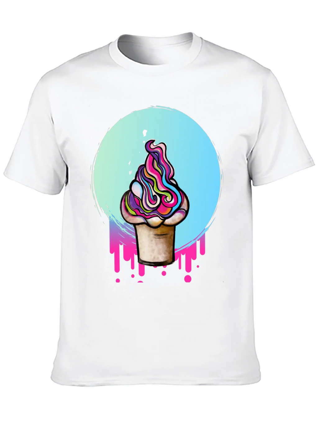 Vaporwave Ice Cream Graphic Tee - Retro Style product image 12