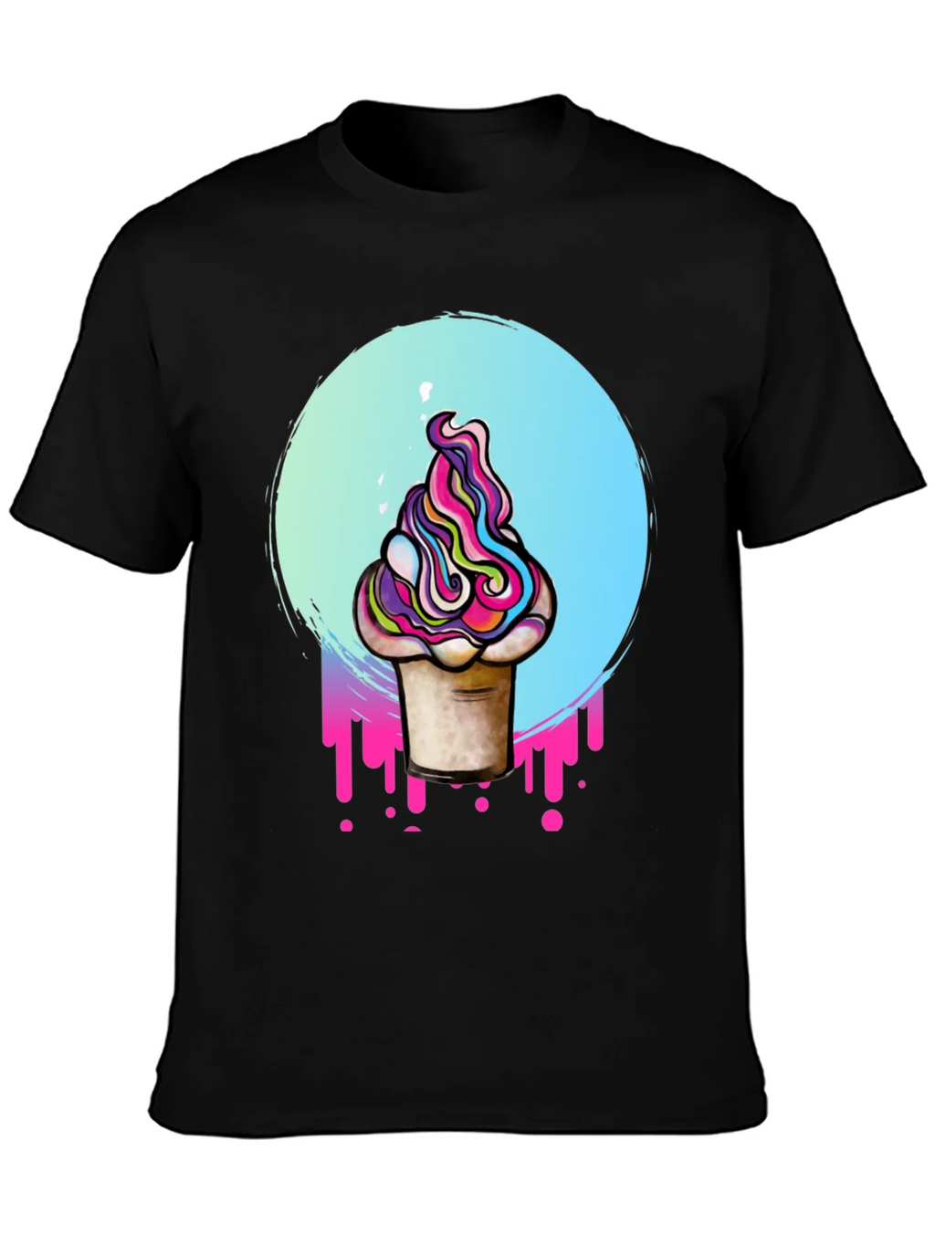 Vaporwave Ice Cream Graphic Tee - Retro Style product image 6