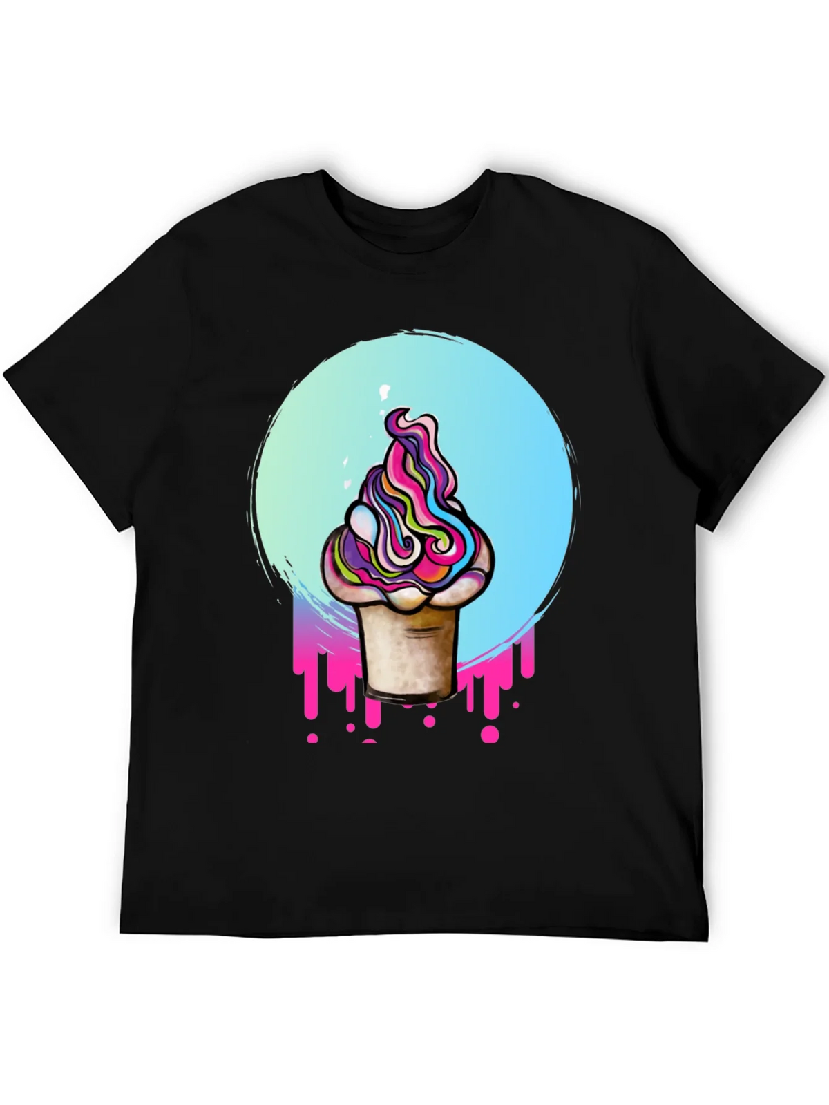 Vaporwave Ice Cream Graphic Tee - Retro Style product image 8