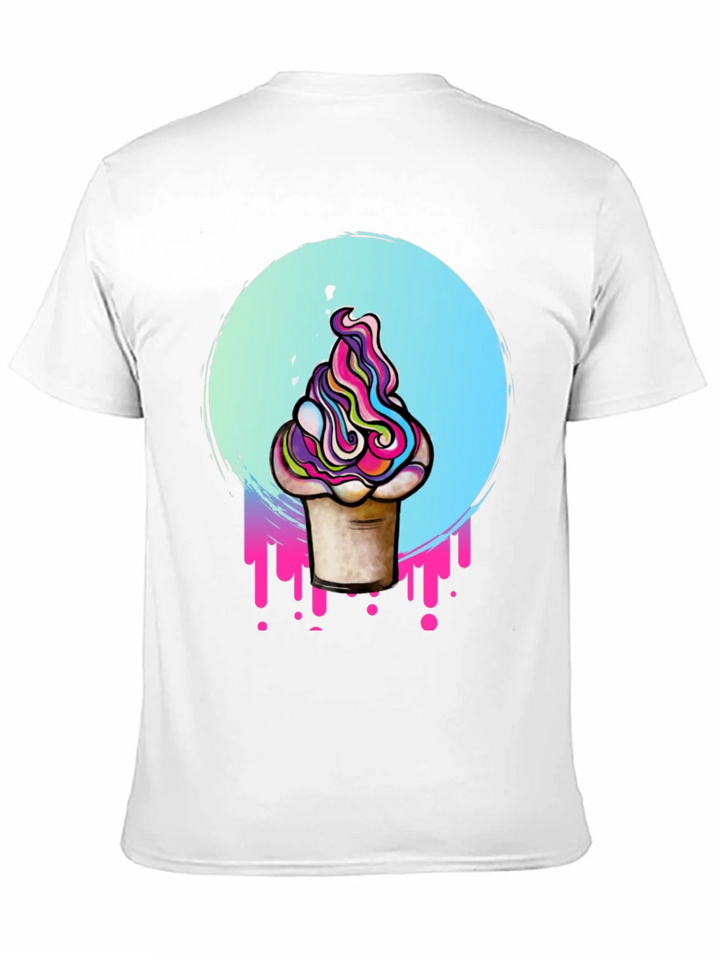 Vaporwave Ice Cream Graphic Tee - Retro Style product image 2