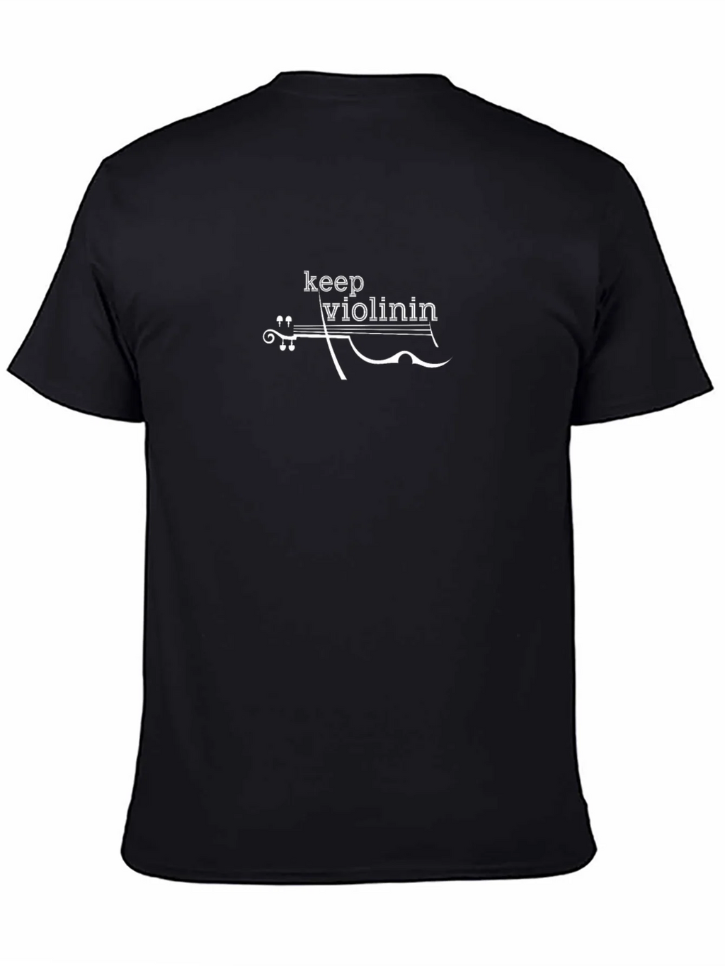 Keep Violinin Black Graphic Tee product image 7