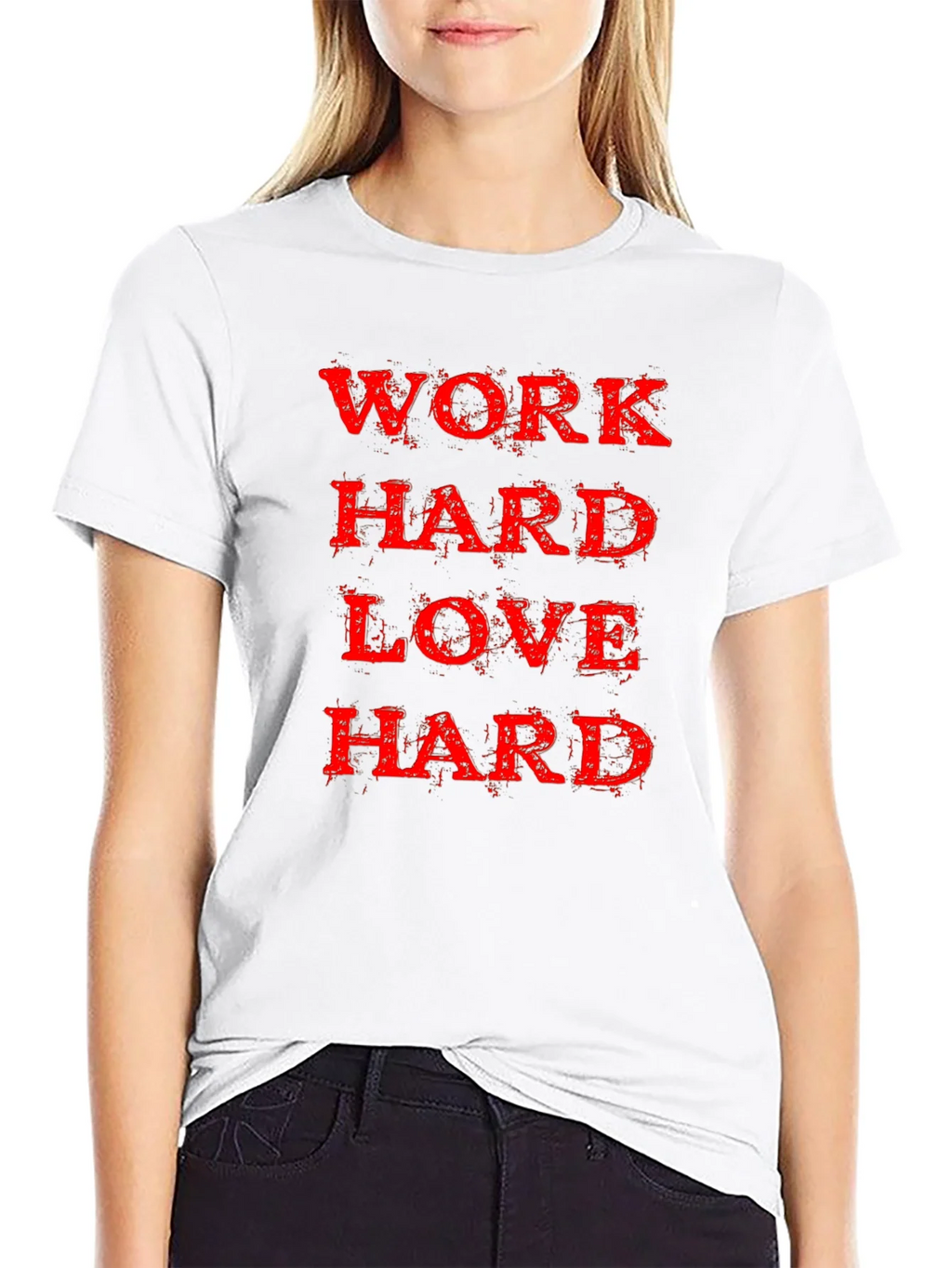 Work Hard Love Black T-Shirt product image 11