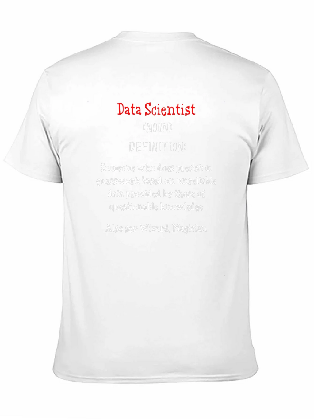 Data Scientist Definition T-Shirt product image 2