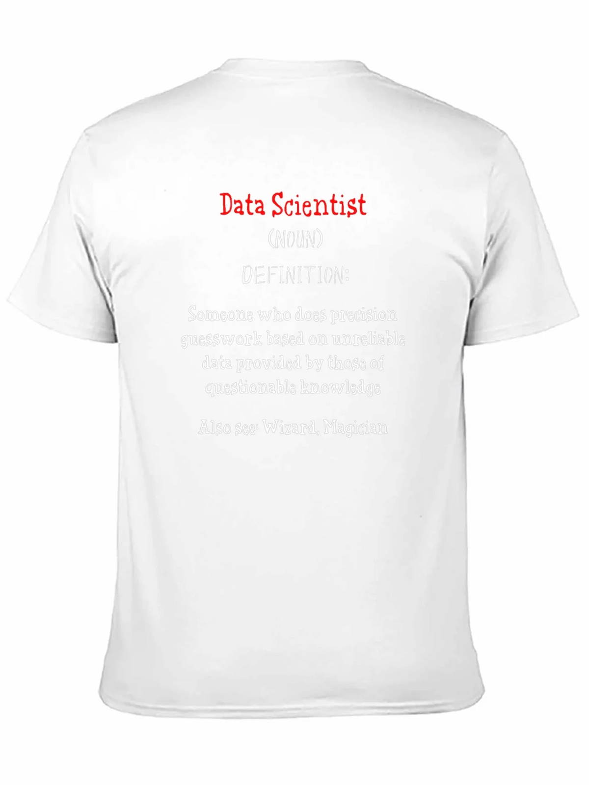 Data Scientist Definition T-Shirt product image 2