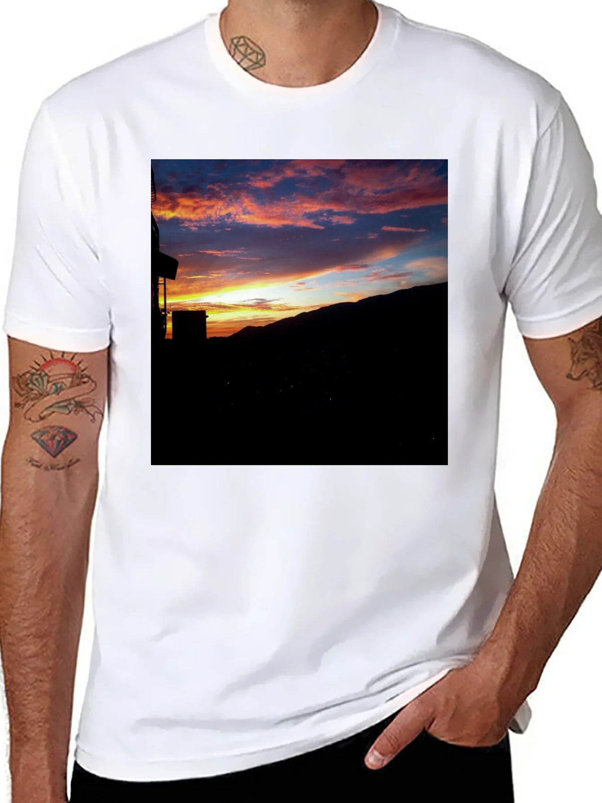 Sunset Sky Graphic T-Shirt product image 2