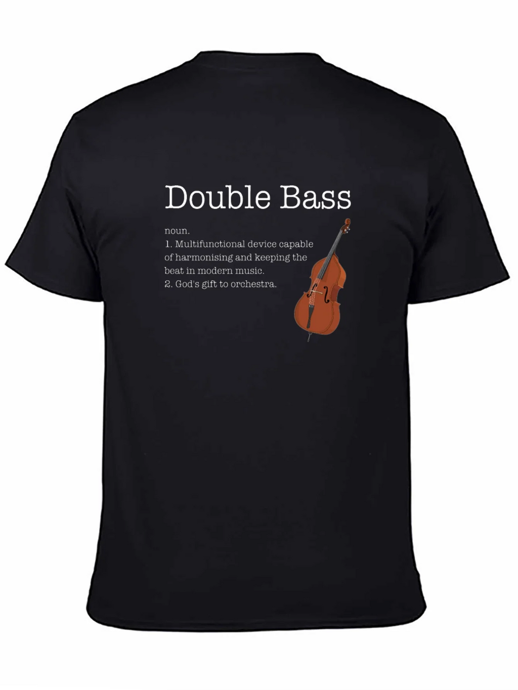 Double Bass Definition T-Shirt - Musician Gift product image 7