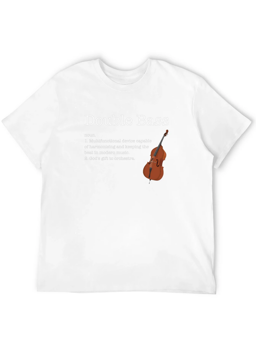 Double Bass Definition T-Shirt - Musician Gift product image 3