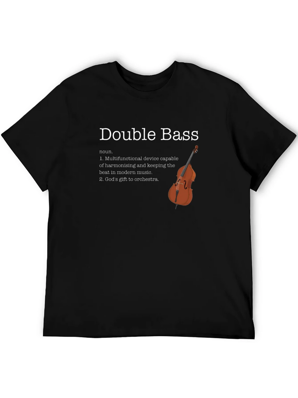 Double Bass Definition T-Shirt - Musician Gift product image 8