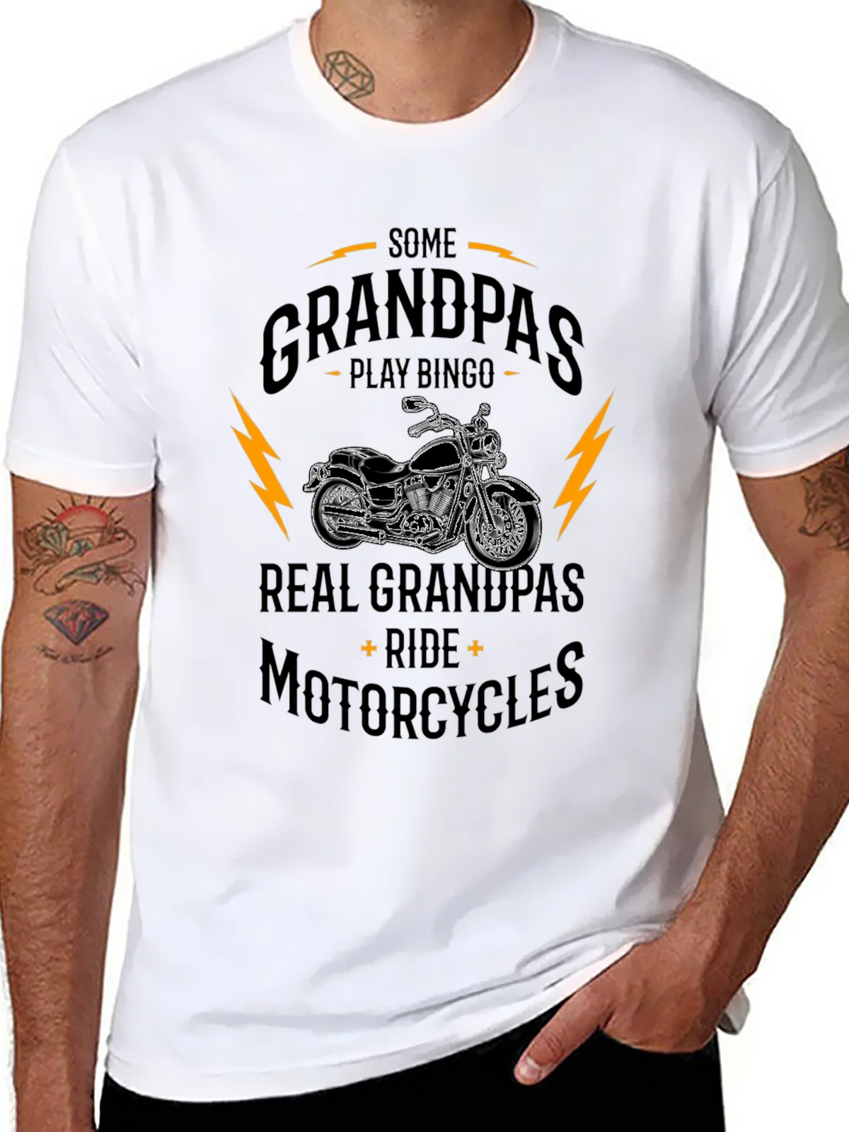 Real Grandpas Ride Motorcycles T-Shirt product image 10