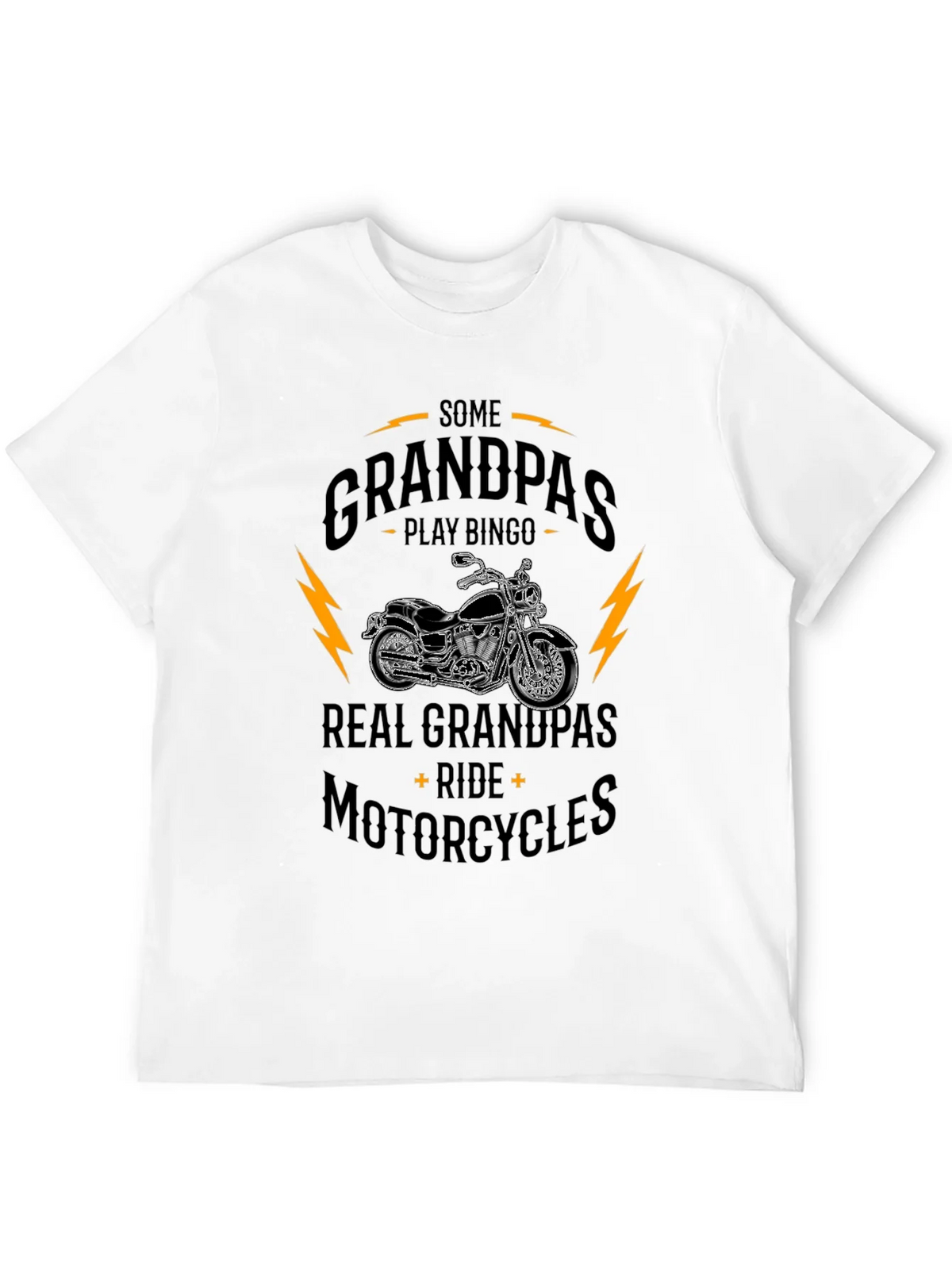 Real Grandpas Ride Motorcycles T-Shirt product image 3