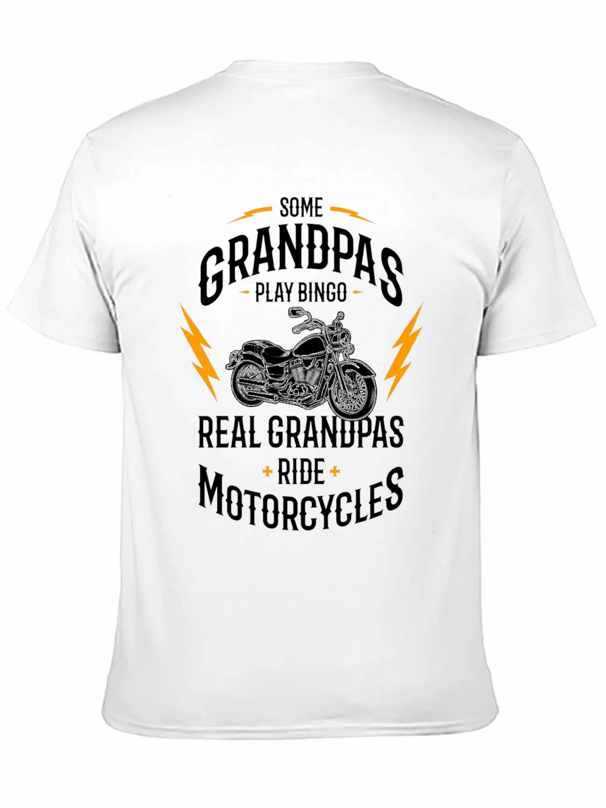 Real Grandpas Ride Motorcycles T-Shirt product image 2