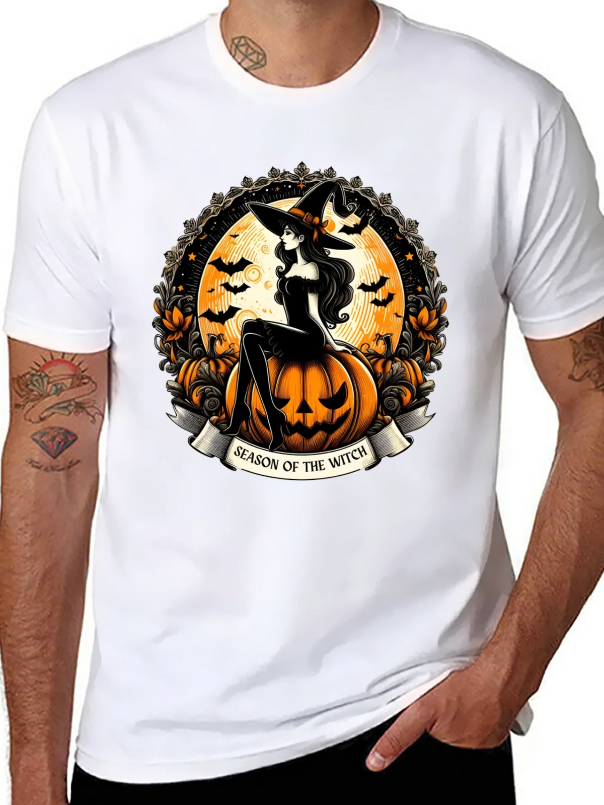 Season of the Witch Halloween Graphic T-Shirt product image 10