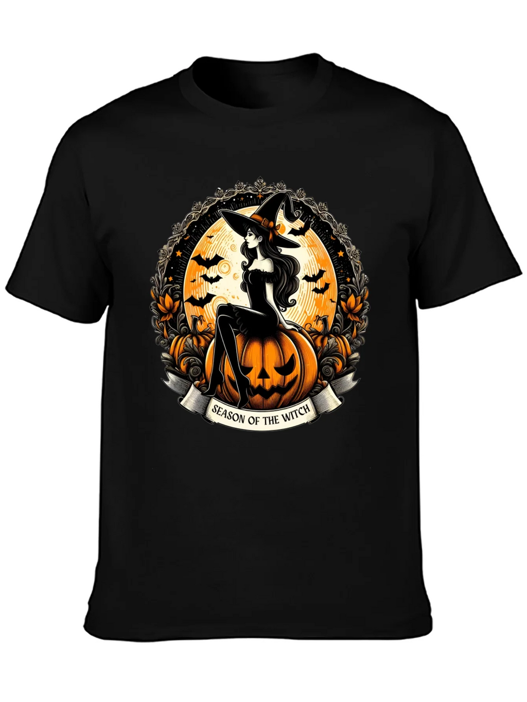 Season of the Witch Halloween Graphic T-Shirt product image 6