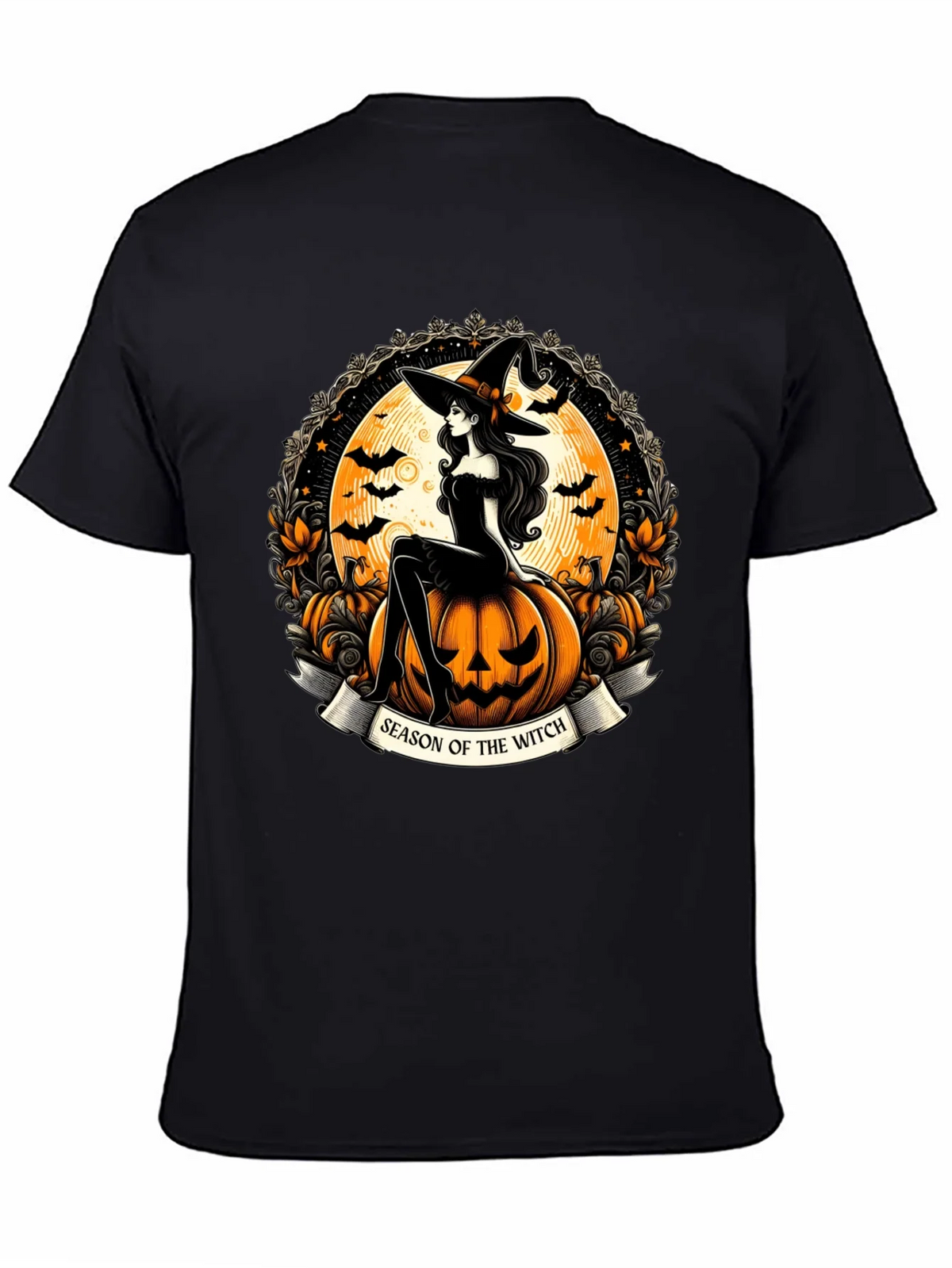 Season of the Witch Halloween Graphic T-Shirt product image 7