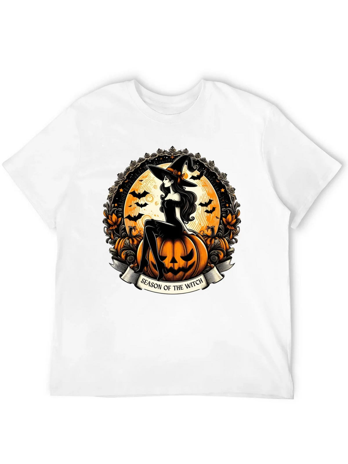 Season of the Witch Halloween Graphic T-Shirt product image 3