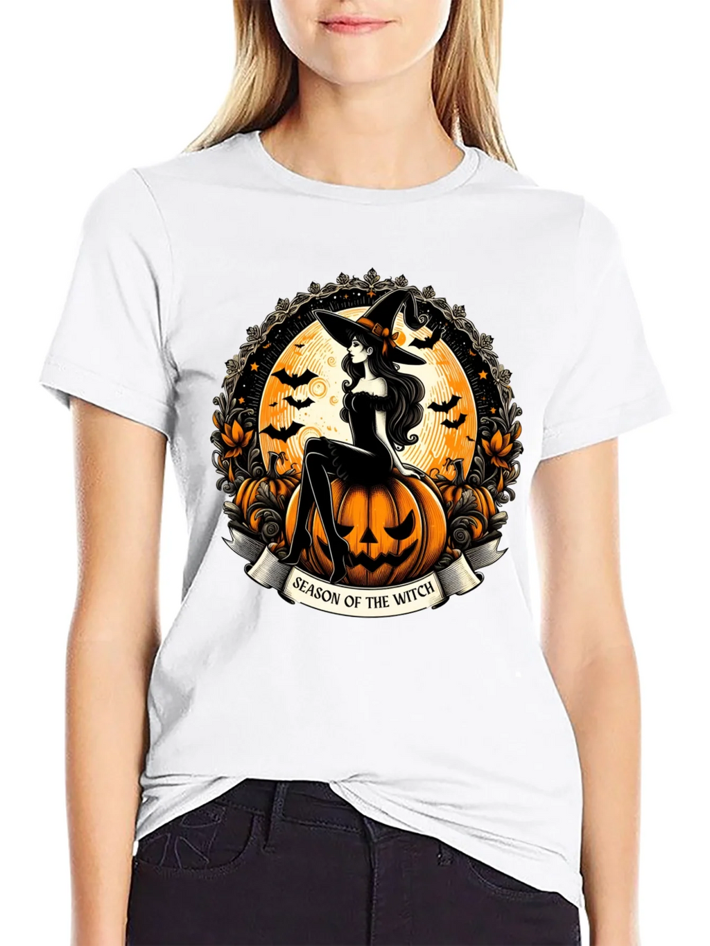 Season of the Witch Halloween Graphic T-Shirt product image 11