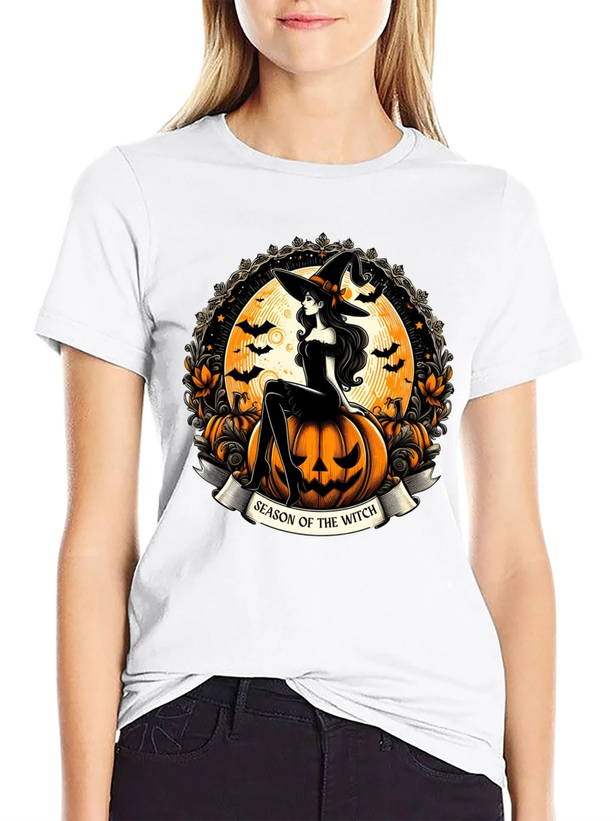Season of the Witch Halloween Graphic T-Shirt product image 11