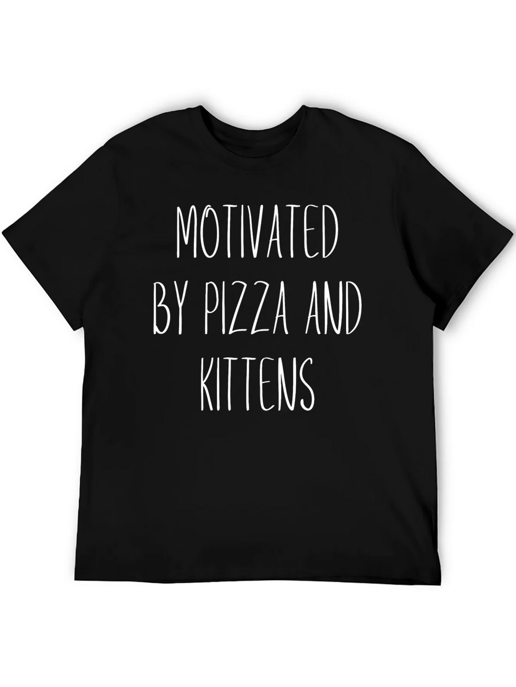 Motivated by Pizza and Kittens - Graphic T-Shirt product image 8