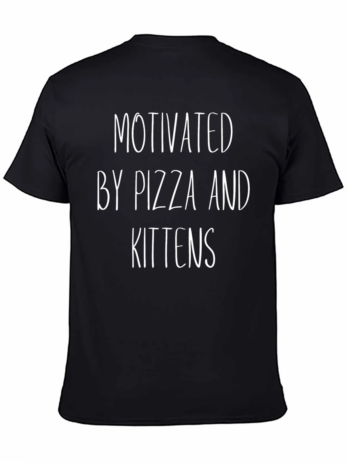 Motivated by Pizza and Kittens - Graphic T-Shirt product image 7