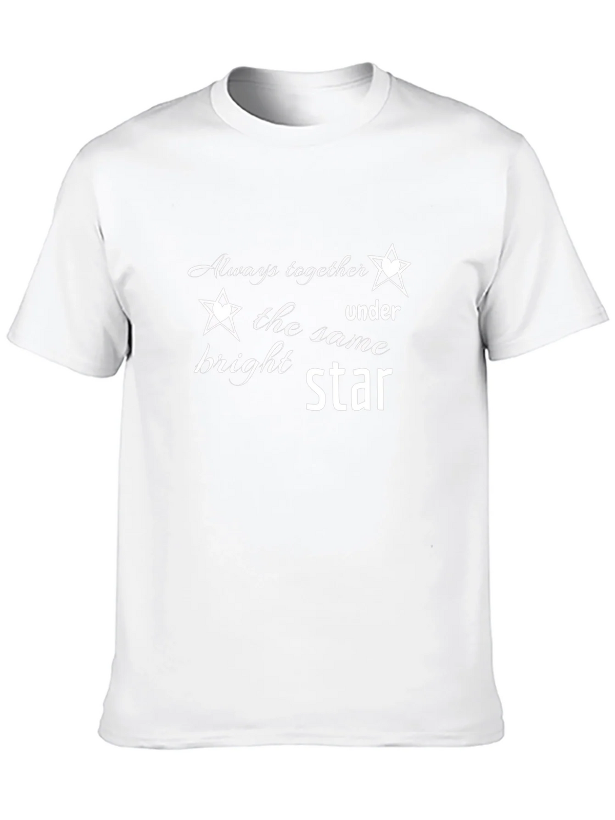 Always Together Under The Same Star Black T-Shirt product image 12