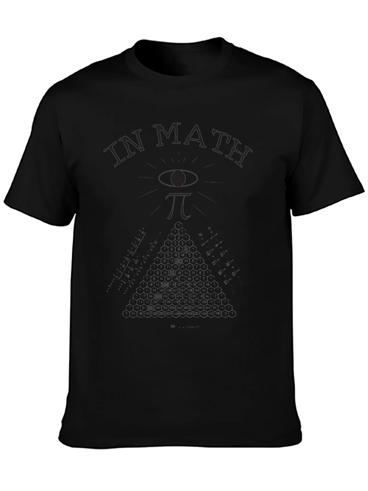 Math T-Shirt: In We Trust - Eye & Pi Symbol product image 6