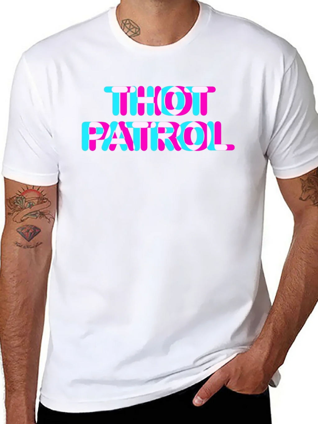 THOT PATROL Graphic Tee - TikTok Trend Inspired product image 10