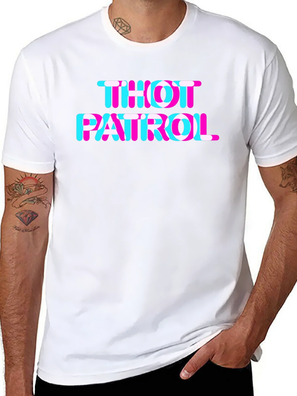THOT PATROL Graphic Tee - TikTok Trend Inspired product image 10