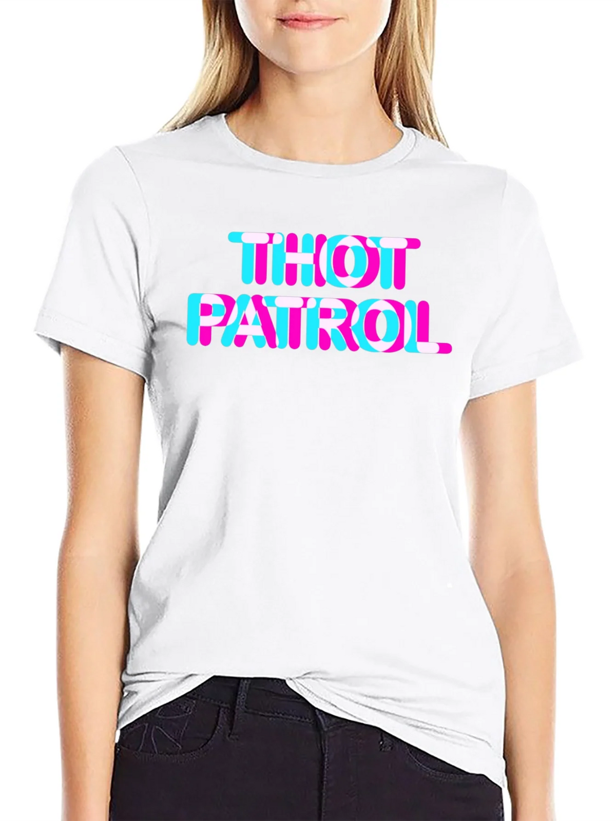 THOT PATROL Graphic Tee - TikTok Trend Inspired product image 11