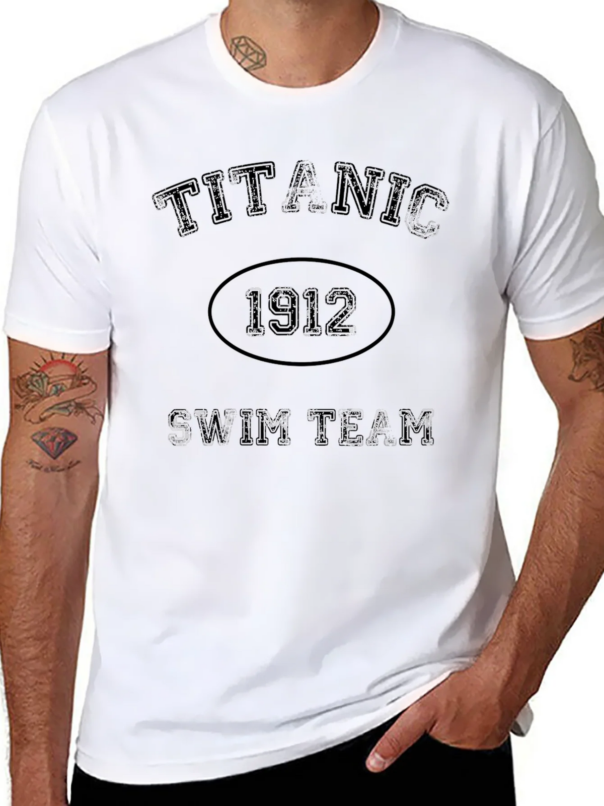 Titanic 1912 Swim Team Graphic Tee product image 10